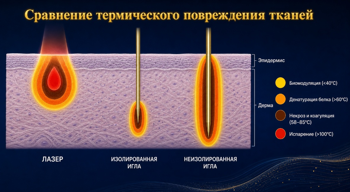 Преимущества микроигольчатого РФ (MN-RF)