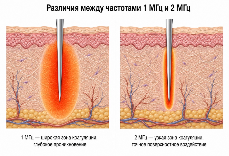 Частота воздействия в RF-лифтинге